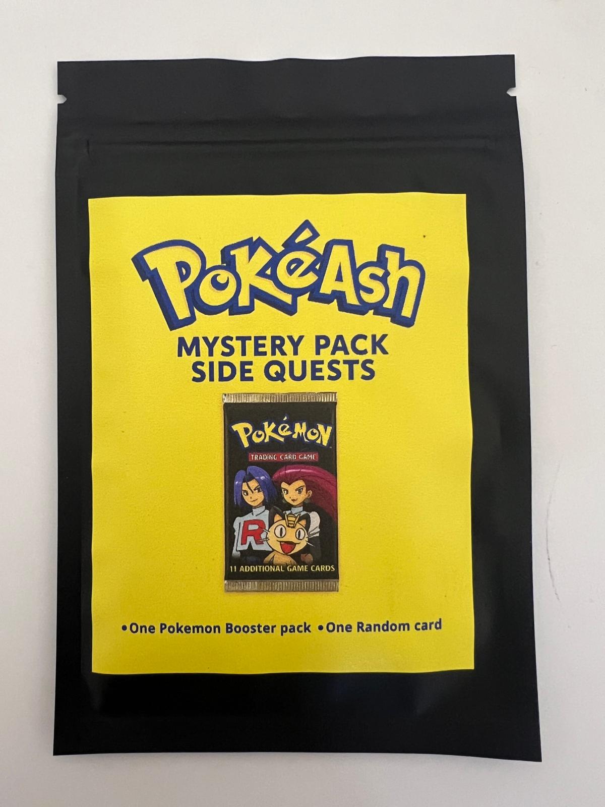 PokeAsh Mystery Pack Side Quests Edition PokeAsh limited PokeAsh Mystery Pack Side Quests Edition PokeAsh limited